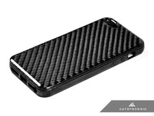 Load image into Gallery viewer, AutoTecknic Carbon Fiber iPhone Cover - 5 Soft Case