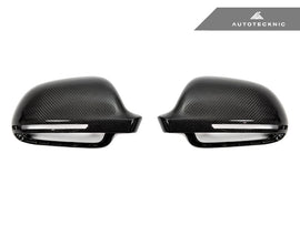 AutoTecknic Replacement Carbon Mirror Covers - Audi 8P A3/ S3 08-10 | B8 8K A4/ S4 08-09 | 8T A5/ S5 08-09