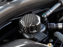 Load image into Gallery viewer, AutoTecknic Dry Carbon Charge Cooler Tank Cap Cover - F90 M5