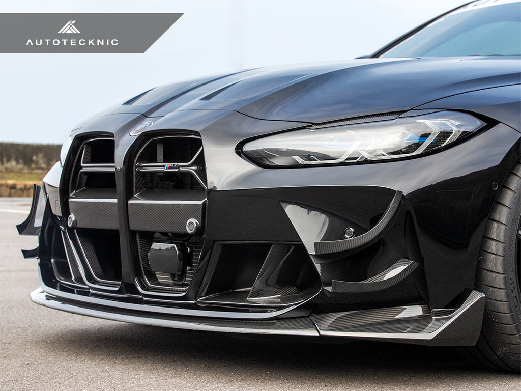 AutoTecknic GT4 Dry Carbon Bumper Canard Set - G80 M3 | G82 M4