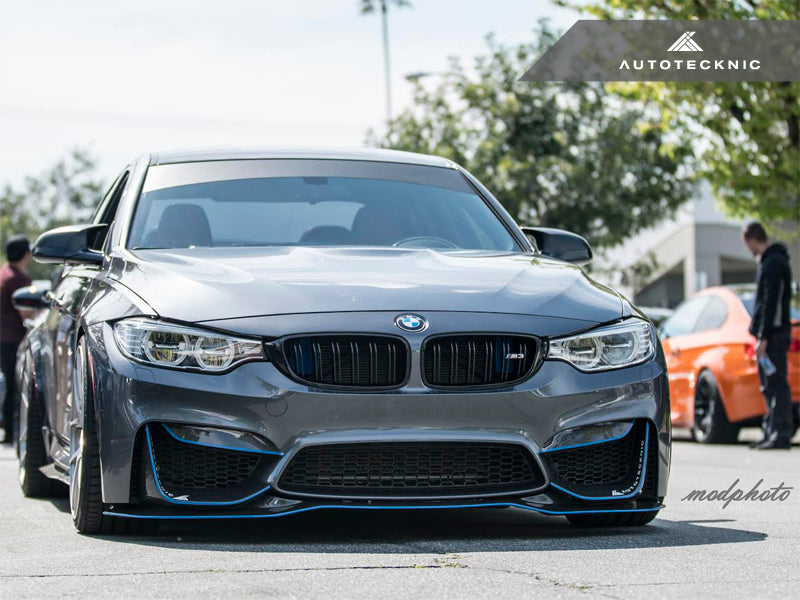 AutoTecknic Dry Carbon Fiber Performante Aero Splitters - F80 M3 | F82 M4