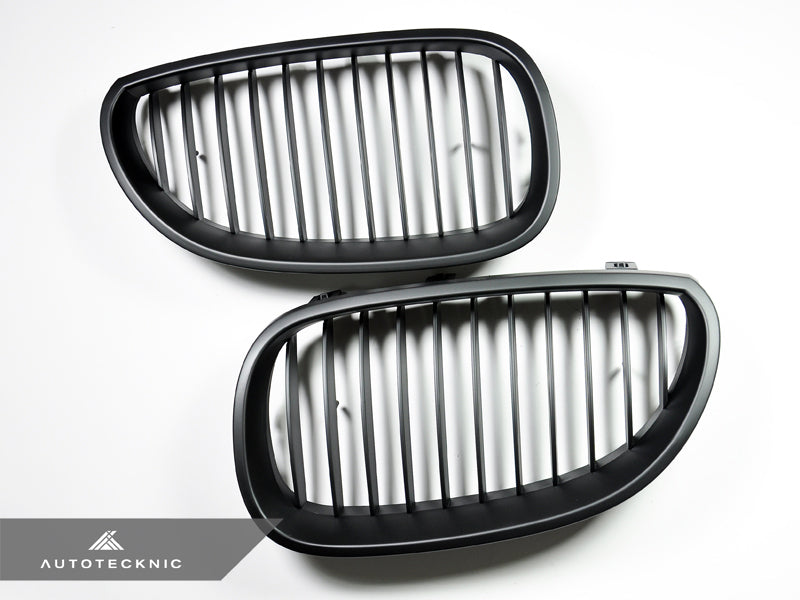 AutoTecknic Stealth Black Front Grille Set - E60 5-Series | M5