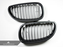 Load image into Gallery viewer, AutoTecknic Stealth Black Front Grille Set - E60 5-Series | M5