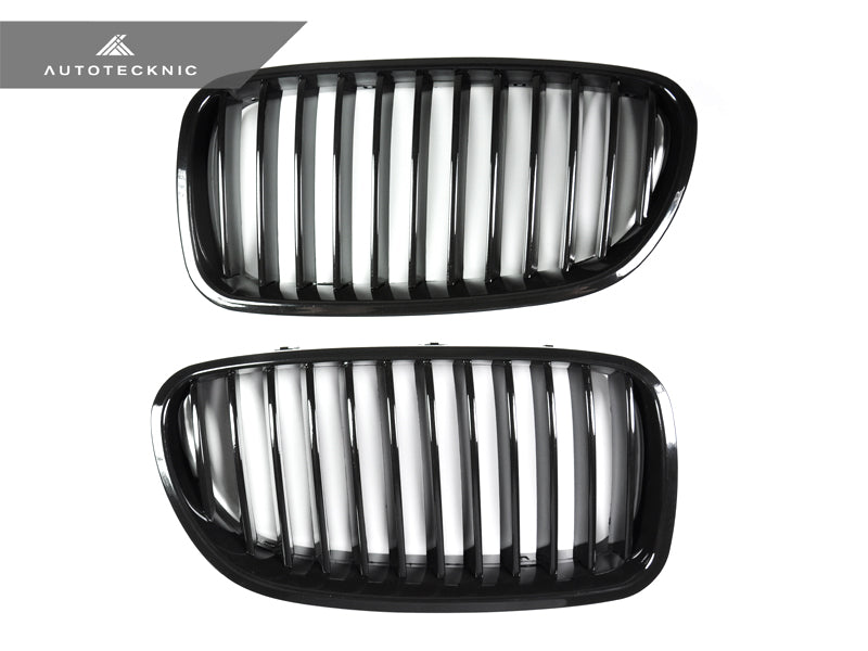 AutoTecknic Gloss Black Front Grille Set - F10 Sedan/ F11 Wagon | 5-Series