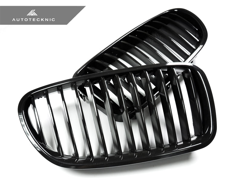 AutoTecknic Gloss Black Front Grille Set - F10 Sedan/ F11 Wagon | 5-Series