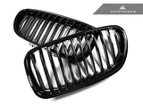 AutoTecknic Gloss Black Front Grille Set - F10 Sedan/ F11 Wagon | 5-Series