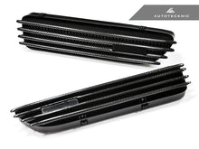 Load image into Gallery viewer, AutoTecknic Replacement Carbon Fiber Fender Gills - E46 Coupe &amp; Cabrio | M3