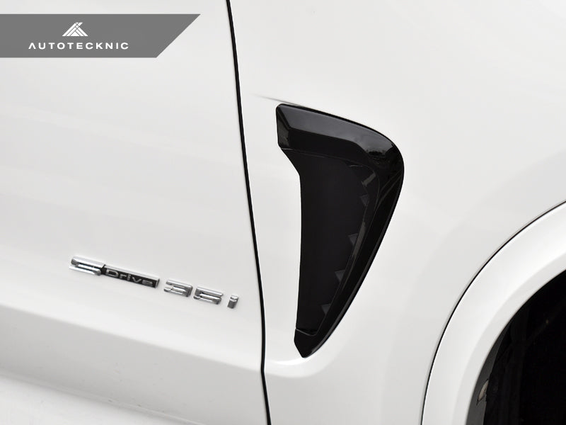 AutoTecknic Replacement Glazing Black Fender Trims - F15 X5 | F85 X5M