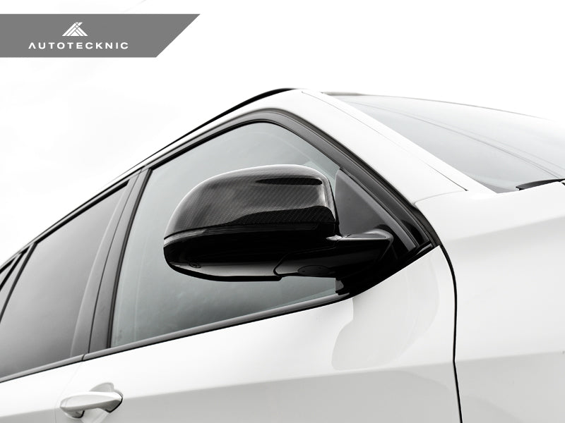 AutoTecknic Replacement Carbon Fiber Mirror Covers - BMW F25 X3 LCI | F26 X4 | F15 X5 | F16 X6