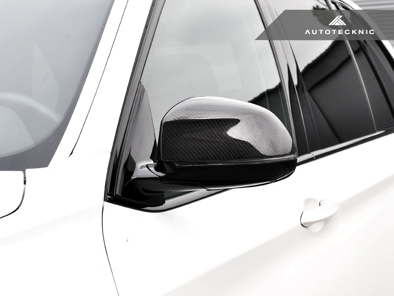 AutoTecknic Replacement Carbon Fiber Mirror Covers - BMW F25 X3 LCI | F26 X4 | F15 X5 | F16 X6