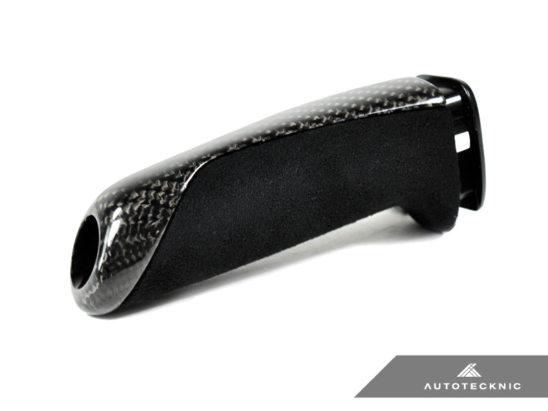 AutoTecknic Carbon Alcantara E-Brake Handle - BMW F-Chassis