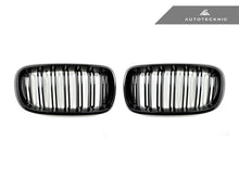 Load image into Gallery viewer, AutoTecknic Glazing Black Dual-Slats Front Grille Set - F15 X5 | F85 X5M &amp; F16 X6 | F86 X6M