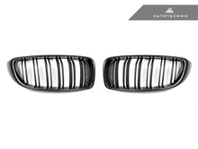 Load image into Gallery viewer, AutoTecknic Carbon Fiber Dual-Slats Front Grille Set - F32/ F36 4-Series | F80 M3 | F82 M4