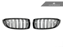 Load image into Gallery viewer, AutoTecknic Dual-Slats Gloss Black Front Grille Set - F32/ F36 4-Series | F80 M3 | F82 M4