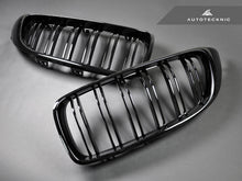 Load image into Gallery viewer, AutoTecknic Dual-Slats Gloss Black Front Grille Set - F32/ F36 4-Series | F80 M3 | F82 M4