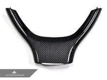 Load image into Gallery viewer, AutoTecknic Carbon Fiber Steering Wheel Trim - F10 M5 Pre-LCI &amp; 5-Series MSport | F06/ F12/ F13 6-Series | F01/ F02 7-Series