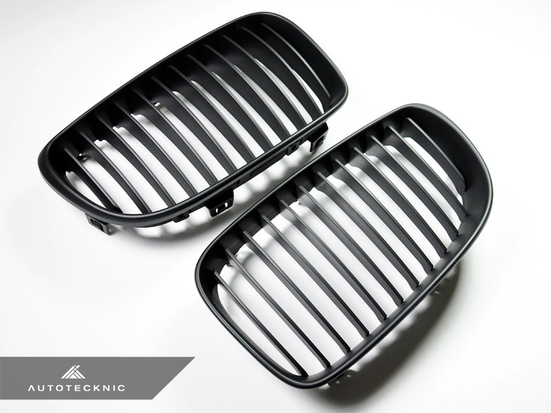 AutoTecknic Stealth Black Front Grille Set - E82 1-Series & 1M