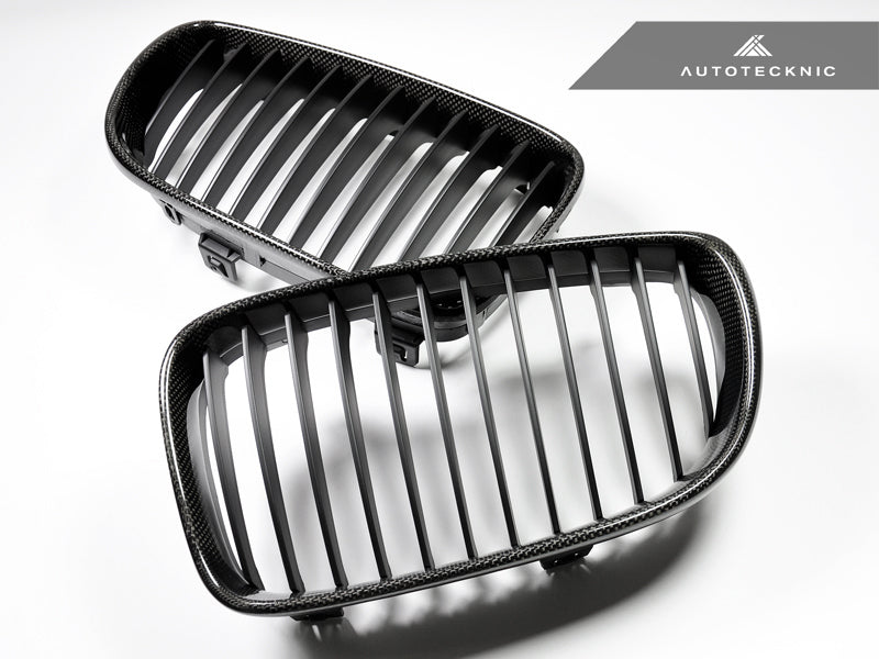 AutoTecknic Carbon Fiber Front Grille Set - E82/ E88 1-Series & 1M