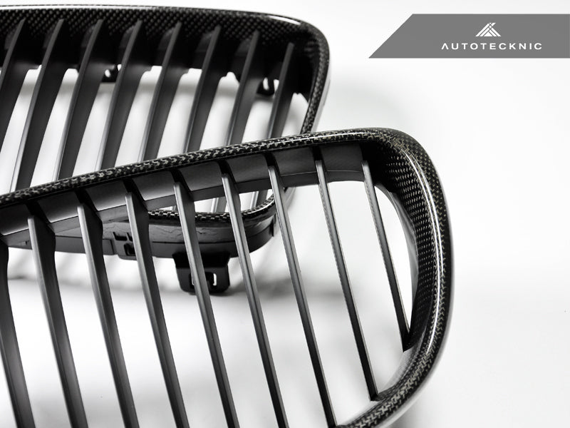 AutoTecknic Carbon Fiber Front Grille Set - E82/ E88 1-Series & 1M