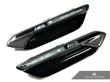 Load image into Gallery viewer, AutoTecknic Dry Carbon Fender Light Trim Set - F06 M6 Gran-Coupe | F12 M6 Cabrio | F13 M6 Coupe