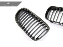 Load image into Gallery viewer, AutoTecknic Carbon Fiber Front Grille Set - E90/ E91 3-Series LCI