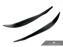 Load image into Gallery viewer, AutoTecknic Carbon Fiber Headlight Covers - F30 3 Series Sedan | F31 3 Series Wagon