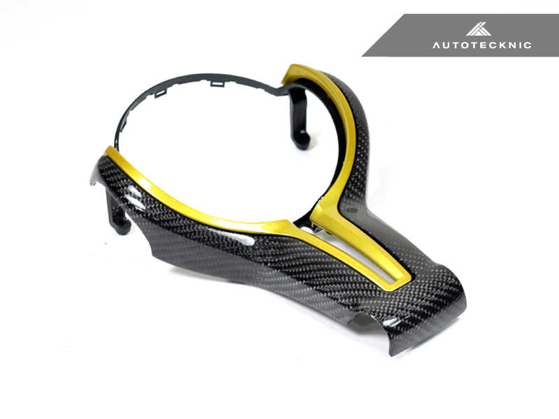 AutoTecknic Carbon Outer Steering Wheel Trim - F-Chassis M Vehicles