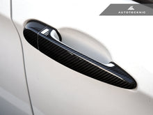 Load image into Gallery viewer, AutoTecknic Dry Carbon Fiber Door Handle Trims - E90/ E92/ E93 M3