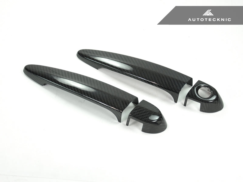 AutoTecknic Dry Carbon Fiber Door Handle Trims - F87 M2 | M2 Competition