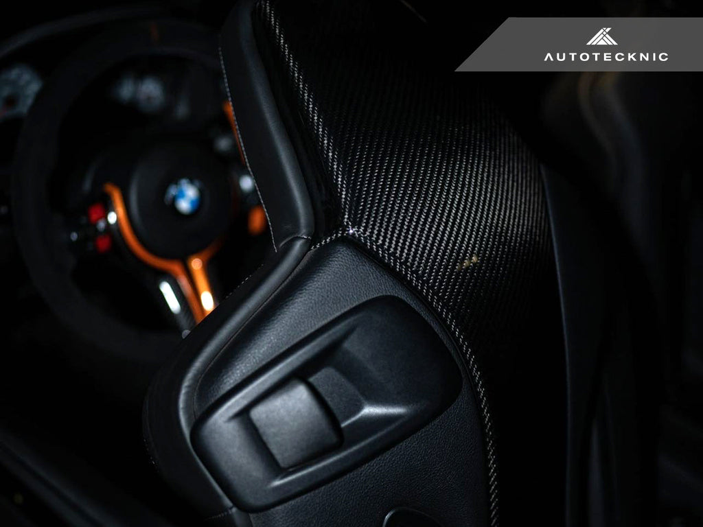 AutoTecknic Dry Carbon Seat Back Cover - F87 M2 Competition | F80 M3 | F82 M4