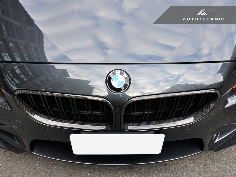 AutoTecknic Dual-Slats Carbon Fiber Front Grille Set - F06 Gran Coupe / F12 Coupe / F13 Cabrio | 6 Series & M6