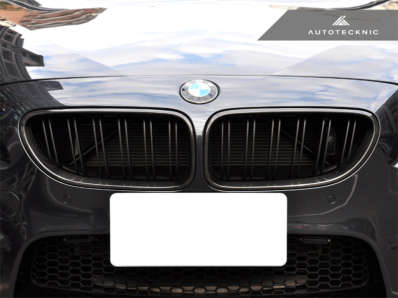 AutoTecknic Dual-Slats Carbon Fiber Front Grille Set - F06 Gran Coupe / F12 Coupe / F13 Cabrio | 6 Series & M6