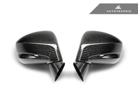 AutoTecknic Replacement Dry Carbon Mirror Covers - Nissan R35 GT-R