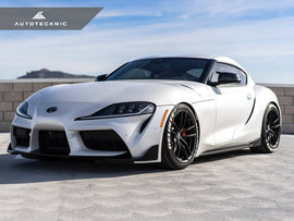 AutoTecknic Replacement Aero Glazing Black Mirror Covers - A90 Supra 2020-Up