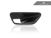 Load image into Gallery viewer, AutoTecknic Dry Carbon Interior Door Handle Trim Set - BMW F-Chassis