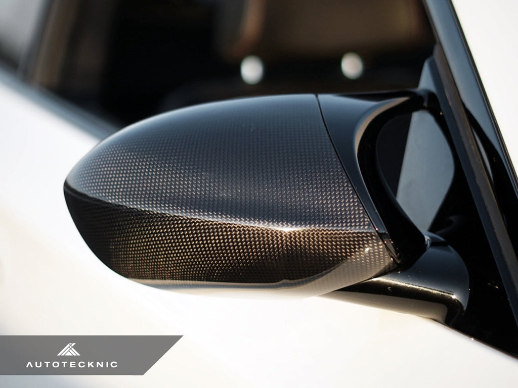 AutoTecknic Replacement Version II Dry Carbon Mirror Covers - E9X M3 | E82 1M