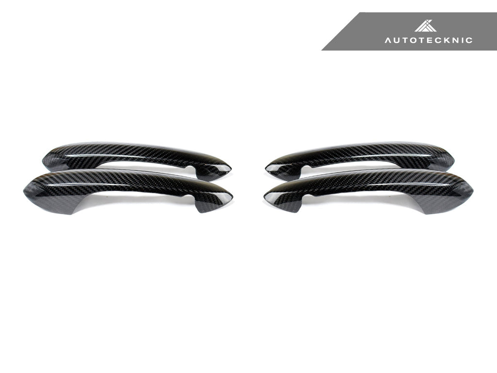 AutoTecknic Dry Carbon Door Handle Trim Set - G30 5-Series | G32 6-Series GT