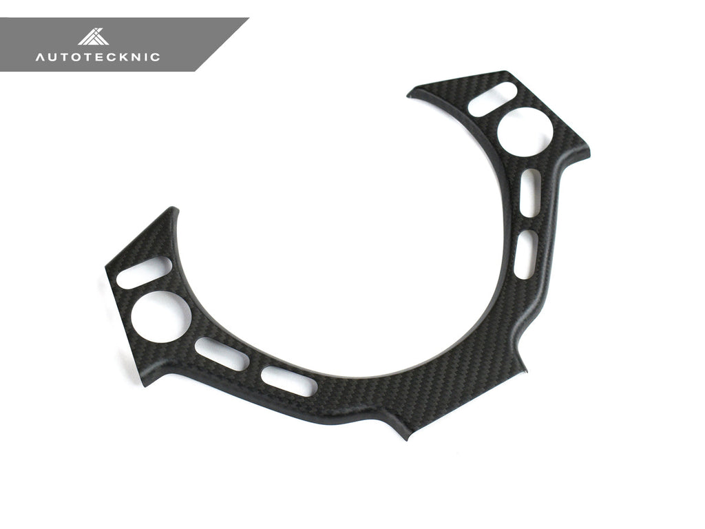 AutoTecknic Dry Carbon Fiber Steering Wheel Trim - Nissan R35 GT-R