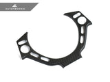 AutoTecknic Dry Carbon Fiber Steering Wheel Trim - Nissan R35 GTR