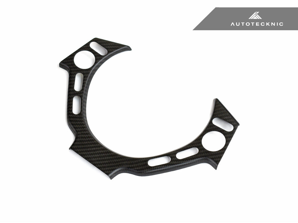 AutoTecknic Dry Carbon Fiber Steering Wheel Trim - Nissan R35 GT-R