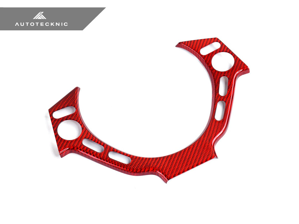 AutoTecknic Dry Carbon Fiber Steering Wheel Trim - Nissan R35 GT-R