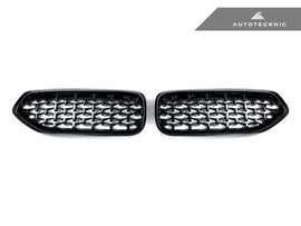 AutoTecknic Painted Glazing Black Front Grille Set - G29 Z4
