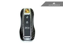 Load image into Gallery viewer, AutoTecknic Dry Carbon Key Remote Trim - Porsche Taycan | Panamera 17-Up | Cayenne 18-Up G2