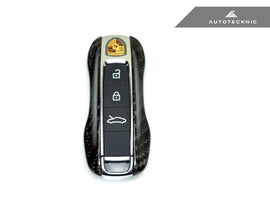 AutoTecknic Dry Carbon Key Remote Trim - Porsche Taycan | Panamera 17-Up | Cayenne 18-Up G2