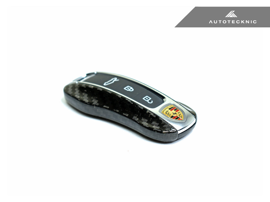 AutoTecknic Dry Carbon Key Remote Trim - Porsche Taycan | Panamera 17-Up | Cayenne 18-Up G2