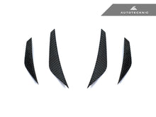 Load image into Gallery viewer, AutoTecknic Front Bumper Dry Carbon Canard Set - G80 M3 | G82 M4