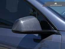 Load image into Gallery viewer, AutoTecknic Dry Carbon Fiber Mirror Covers - Tesla Model Y
