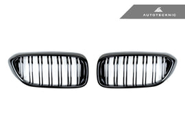 AutoTecknic Dual-Slats Glazing Black Front Grille Set - G30 5-Series