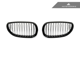 AutoTecknic Glazing Black Front Grille Set - E60 5-Series | M5