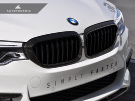 AutoTecknic Dry Carbon Fiber Front Grille Covers - G30 5-Series